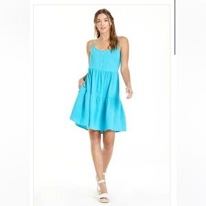 Another Love Jules Aqua Tiered Dress​
